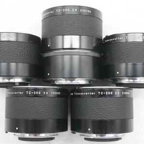 Y704 ニコン Nikon Teleconverter TC-200 2× TC-201 2× PK-13 接写リング付き テレコンバーター9個セット ジャンクの画像4