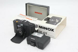 Y707 ミノックス Minox 35 GT Color-Minotar 35mm F2.8 FC 35 フラッシュ付き 専用ケース・説明書セット コンパクトカメラ ジャンク