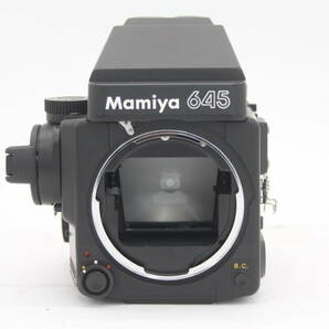 Y713 マミヤ Mamiya M645 Super AE Prism Finder 中判カメラ ボディ ジャンクの画像2