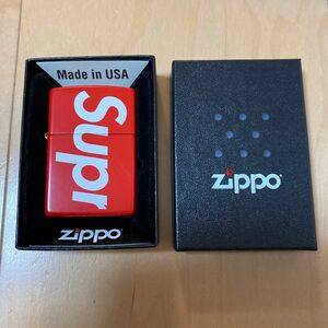 Supreme Logo Zippo RED ZIPPO