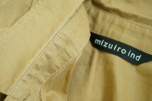 ★mizuiro-ind /ミズイロインド　*春夏ゆったりめ コットンシャツワンピース　茶系　*古着のgplus広島 2403t4　_画像8