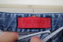 ★2023年　RED CARD/レッドカード　*ストレッチ入り　テーパードデニムパンツ/size:24*　古着のgplus広島　2403r2_画像7