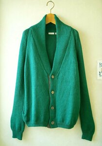 *Calvin Klein / Calvin Klein *linen cardigan / green men's M* old clothes. gplus Hiroshima 2403t1