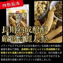 高麗人参 濃縮粒　6ヵ月分　送料185円　在庫複数 朝鮮人参　オタネニンジン サプリ_画像2