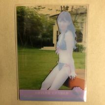 AKB48 小嶋陽菜 2012 トレカ アイドル グラビア クリアカード 水着 ビキニ R074C タレント トレーディングカード_画像2