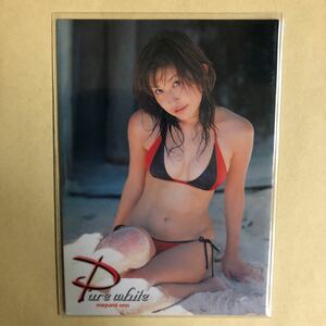 小野真弓 2005 ボム トレカ アイドル グラビア カード 水着 ビキニ 054 タレント トレーディングカード BOMB