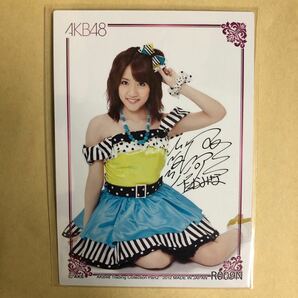 AKB48 高橋みなみ 2012 トレカ アイドル グラビア カード R009N タレント トレーディングカード 印刷黒サインの画像1