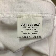 applebum RAIDBACK FABRIC WORM tee XL アップルバム Tシャツ ホワイト_画像5