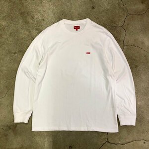 Supreme Small Box L/S Tee White L シュプリーム スモール ボックスロゴ ロンT ホワイト