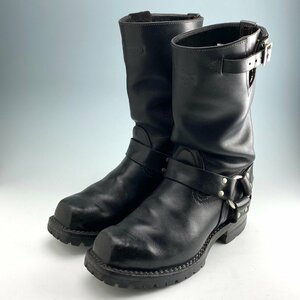 WESCO BOSS 2003年製 ウエスコ ハーネス リング ブーツ ブラック US8.5E 26.5cm