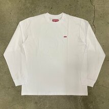 未使用品 Supreme Small Box L/S Tee White L シュプリーム スモールボックスロングスリーブTシャツ ホワイト._画像1