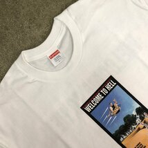 未使用品 Supreme Toy Machine Welcom To Hell Tee White L シュプリーム x トイ マシーン ウェルカム トゥ ヘル Tシャツ ホワイト_画像3