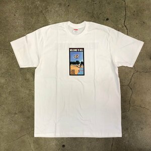 未使用品 Supreme Toy Machine Welcom To Hell Tee White L シュプリーム x トイ マシーン ウェルカム トゥ ヘル Tシャツ ホワイト