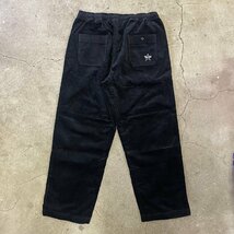 Supreme Corduroy Skate Pant Black XL シュプリーム コーデュロイ スケート パンツ イージーパンツ_画像2