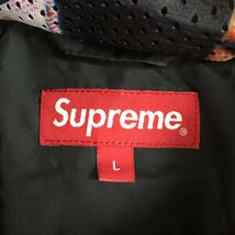 未使用品 Supreme Mesh Jersey Puffer Jacket Multi L シュプリーム メッシュ ジャージー パファー ジャケット マルチ_画像4