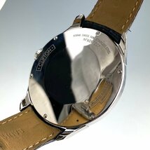 Baume & Mercier ボーム＆メルシェ クリフトン 65846 QZ 青文字盤 デイト_画像3