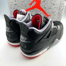 未使用品 Nike Air Jordan4 Retro Bred Reimagined us9.5 27.5cm ナイキ エアジョーダン4 ブレッド_画像3