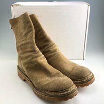 nonnative BACK ZIP BOOTS HORSE LEATHER by GUIDI SAND 44 29cm ノンネイティブ グイディ バックジップブーツ_画像2