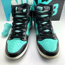 極美品 NIKE DUNK SB HIGH DIAMOND SUPPLY CO. TIFFANY us10 28cm 653599-400 ナイキ ダイヤモンドサプライ ティファニー_画像3