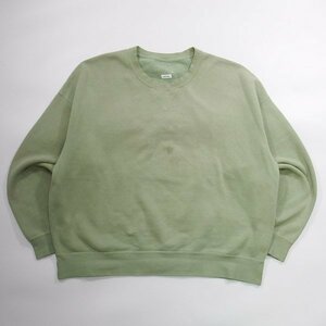 23aw visvim AMPLUS SB SWEAT L/S DMGD (U.D.) LT.GREEN 4