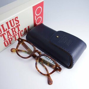 美品 JULIUS TART OPTICAL AR 46 PL002F Light Tortoise（復刻ARNEL) タートオプティカル アーネル