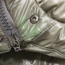 MONCLER TIB GILET 1 122-091-43350-05 モンクレール ダウンベスト オリーブ_画像9