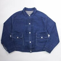 未使用品 LEVI'S VINTAGE CLOTHING LVC A4395-0000 1879 プリーツブラウス 44 リーバイスLVC デニムジャケット Gジャン_画像1