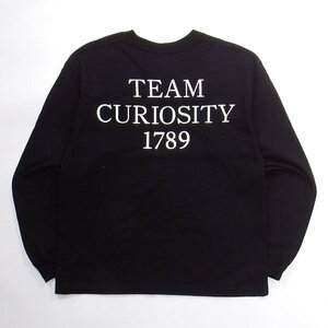 美品 SEQUEL TEAM CURIOSITY LONG SLEEVE T-SHIRT BLACK SQ-23AW-LT-01 シークエル ロンT ブラック