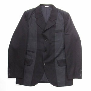 美品 23ss COMME des GARCONS HOMME DEUX L コムデギャルソンオムドゥ DL-J031 テーラードジャケット ブラック