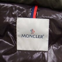 MONCLER TIB GILET 1 122-091-43350-05 モンクレール ダウンベスト オリーブ_画像4