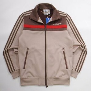 未使用品 adidas PREMIUM TRACK TOP Brown S アディダス プレミアム トラック トップ ブラウンの画像1