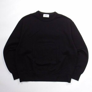 未使用同様 WEWILL SWEAT SHIRT BLACK 2 ウィーウィル スウェットシャツ ブラック