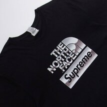 Supreme The North Face Metallic Logo Tee Black XL シュプリーム ノースフェイス メタリックロゴ Tシャツ ブラック_画像3