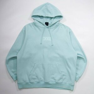 KITH Box Logo Hoodie Lt.Blue XXL キス ボックスロゴ フーディー パーカー