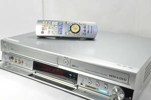 ★超絶美品★パナソニック DMR-EH75V VHS/DVD/HDD一体型ビデオデッキ！リモ付！【清掃済】綺麗な商品をお探しの方にオススメです。