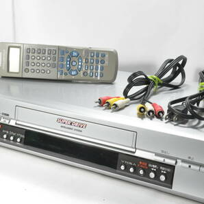 ★極上美品★パナソニック NV-HX33G VHS Hi-Fiビデオデッキ！リモ付！【清掃済】綺麗な商品をお探しの方にオススメです。の画像1