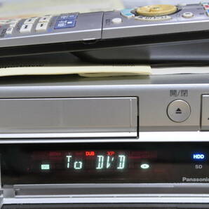 ★早い者勝ち★超絶美品 パナソニック DMR-EH75V VHS⇔DVD⇔HDD ダビOKビデオデッキ！説明書 リモ付 ダビ動作写真有♪の画像8