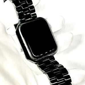 Sブラック★アップルウォッチバンド セラミックベルト Apple Watchの画像7