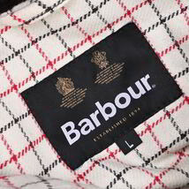 Barbour SPAY ワックス スペイ ジャケット L ダークグリーン バーブァー KL4BUAKS27_画像9