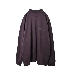 Fear of God ESSENTIAL ロングTシャツ XL チャコールグレー フィアオブゴッド KL4BUAHA29