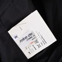 美品 robe de chambre COMME des GARCONS サテン生地 サロペット スカート S ブラック ローブドシャンブルコムデギャルソン KL4BP2HB36_画像8