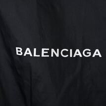 BALENCIAGA ロゴプリント ナイロンジャケット S ブラック バレンシアガ KL4BPQAH38_画像5