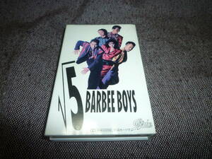 BARBEE BOYS バービーボーイズ √5 ルート5 カセットテープ 昭和 1989年 ソニー 28/6H5066 目を閉じておいでよ 中古 