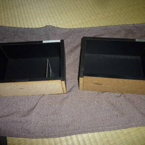 カセットテープ 収納ケース 収納ボックス ラック キャビネット 整理箱 ケース ボックス 昭和 2個 木製 