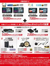 【7000円キャッシュバック対象商品】MDV-S810L 新品未開封８インチ 彩速ナビ 地デジ Bluetooth内蔵 DVD USB SD ケンウッド カーナビ_画像3