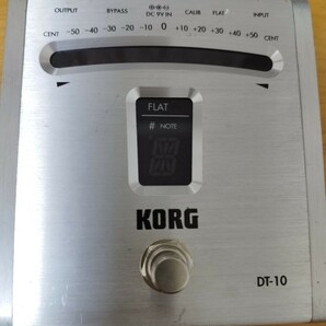 KORG ペダルチューナー　DT-10 中古　動作品