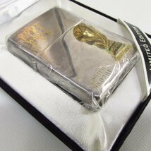 ★着物10★ 1円 ZIPPO ジッポー FIFA ワールドカップ 2002 オイルライター シルバー / ゴールド 火花確認済 ブランド品 [同梱可] ☆☆☆_画像3