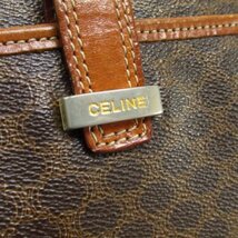 ★着物10★ 1円 CELINE セリーヌ マカダム ショルダーバッグ ブラウン レディース ブランド品 [同梱可] ☆☆☆☆_画像3