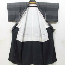 ★着物10★ 1円 絹 小紋 袷 身丈160cm 裄65.5cm [同梱可] ☆☆_画像10