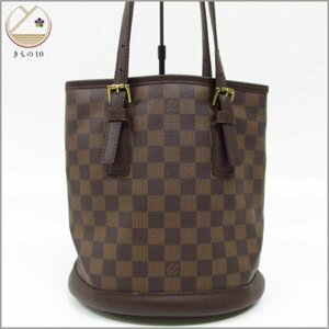 着物10 逸品!! LOUIS VUITTON ルイ・ヴィトン ダミエ エベヌ トートバッグ ポーチ付 ダークブラウン N42240 DU0035 ブランド品 ☆7